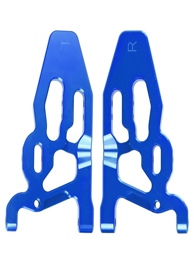 Aimrock Aluminum Front Lower Suspension A Arms w/Pivot Balls Upgrades Parts for 1/8 Typhon 1/7 Felony Infraction Limitless 6S BLX RC Buggy Car (Blue) - Image 2